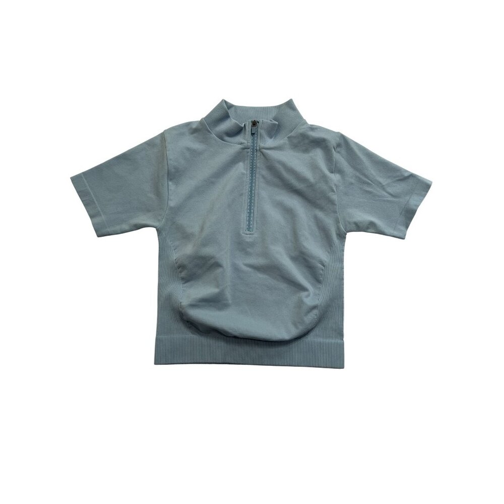 House iD Seamless Half Zip in Sky Blue